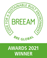 BREEAM Awards winner 2021 hoogste niveau score niveaus certificaten Building Revolution Simon Hogenstijn scores assessor